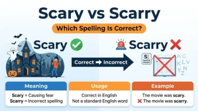 Scary vs Scarry